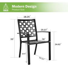 Meooem Outdoor Dining Chair Patio Chair