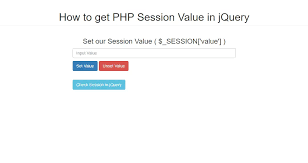 how to get php session value in jquery