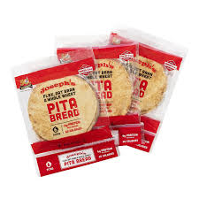 pita bread value 3 pack flax oat bran