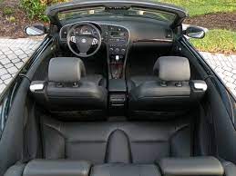 Black Leather Interior Saab 9 3