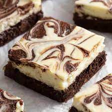 Brownie With Cheesecake gambar png