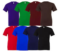 3001c Bella Canvas Unisex Jersey Short Sleeve T Shirt Dark Colors