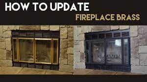 how to update fireplace brass you