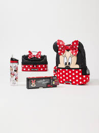 minnie mouse hoo backpack 4 piece