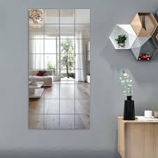 Mirror Tiles Wall Sticker