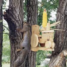 tractor squirrel feeder woodworking