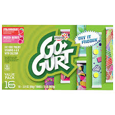 go gurt yogurt fat free strawberry