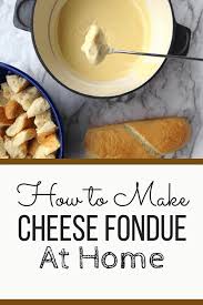 cheese fondue ideas