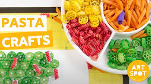 easy pasta art crafts for kids you