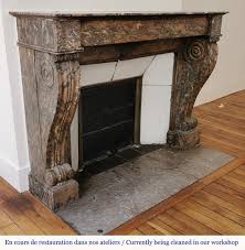 Antique Restoration Style Fireplace