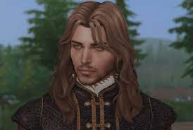 long male hair cc in the sims 4