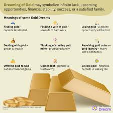 dreaming of gold is it a sign of