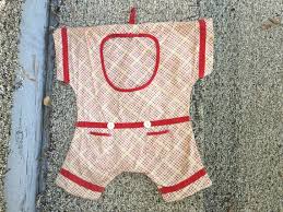 Vintage Clothespin Bag Shaped As