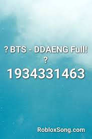 Maybe you would like to learn more about one of these? Bts Ddaeng Full Roblox Id Roblox Music Codes Bts Roblox Coding