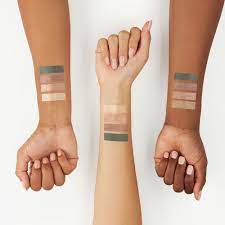 create swatches on the arms for beauty