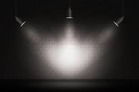 Black Wall Light Effect Vector Free