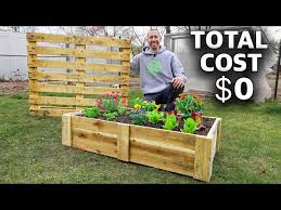 Raised Bed Using One Pallet