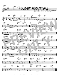 I Thought About You Sheet Music Insaat Mcpgroup Co