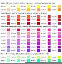 Color Gradient Chart Free Images At Clker Com Vector