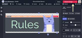 how to make a discord rules banner