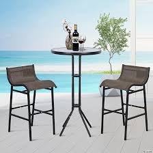 Outsunny 3 Piece Bar Height Outdoor