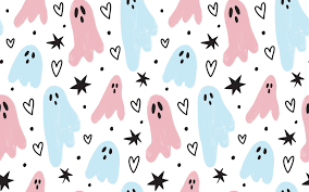 seamless pattern background with cute