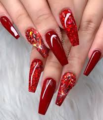 That said, we've come a. 100 Bright Summer Nail Designs 2019 Red Acrylic Nails Bright Summer Nails Nail Designs Summer
