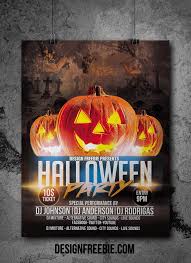Halloween Party Flyer Template Psd Free Halloween Party Flyer