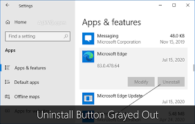how to uninstall new microsoft edge in