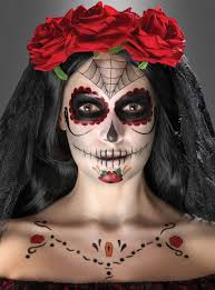 day of the dead tattoo makeup set