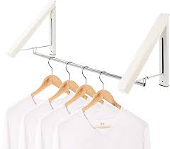 Maybe you would like to learn more about one of these? Amazon Com Lanrcyo Indoor Outdoor Wall Mounted Folding Clothes Drying Rack Clothes Hanger Abs Stainless Steel Folding Clothes Hanger Hanging On Bathroom Bedroom Balcony And Laundry Home Storage Organizer Home Kitchen