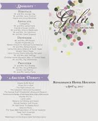 19 Best Gala Program Design Images Invitations Wedding Reception