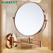 Rose Gold Bathroom Mirrors Wall Mounted