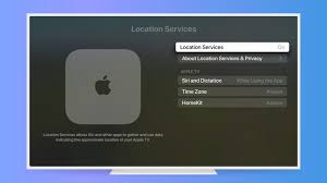 your apple tv location services settings