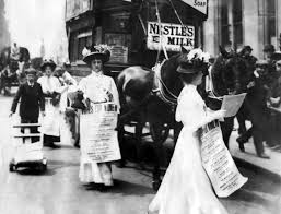 th century feminist movements introduction to women gender image of women ing in london 1908 signs advocating for women s right to ldquo