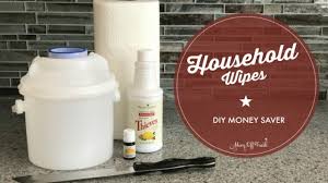 diy cleaning wipes with thieves cleaner