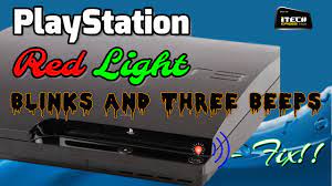 ps3 slim red light blinks and three