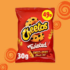 cheetos twisted sweet y flamin