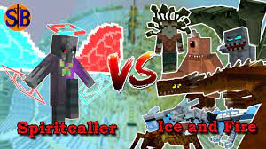 Spiritcaller vs Ice and Fire | Minecraft Mob Battle - YouTube