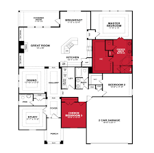 bandera plan by beazer homes floor