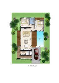 House Design Plan 10 5x16 Meter With 2