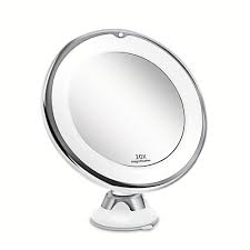 jesled 10x magnifying makeup mirror 360