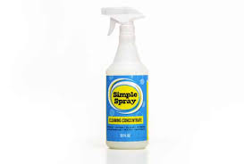 simple spray cleaner and de