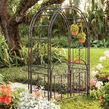 decorative garden arbor trellis with