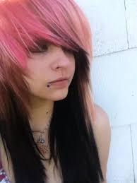 Black and white slow motion. I Want This Beautiful Pink And Black Hair Emo Scene Hair Alternative Hair Scene Hair