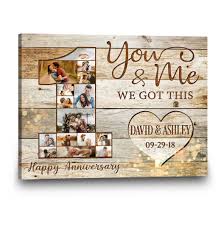 photo collage gift first anniversary