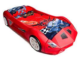 storm childrens racing car bed