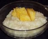 coconut tapioca pudding  rice cooker