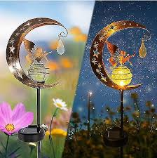 Moon Fairy Solar Light Glass Globe With