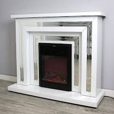 Mirror Electric Fireplace Surround